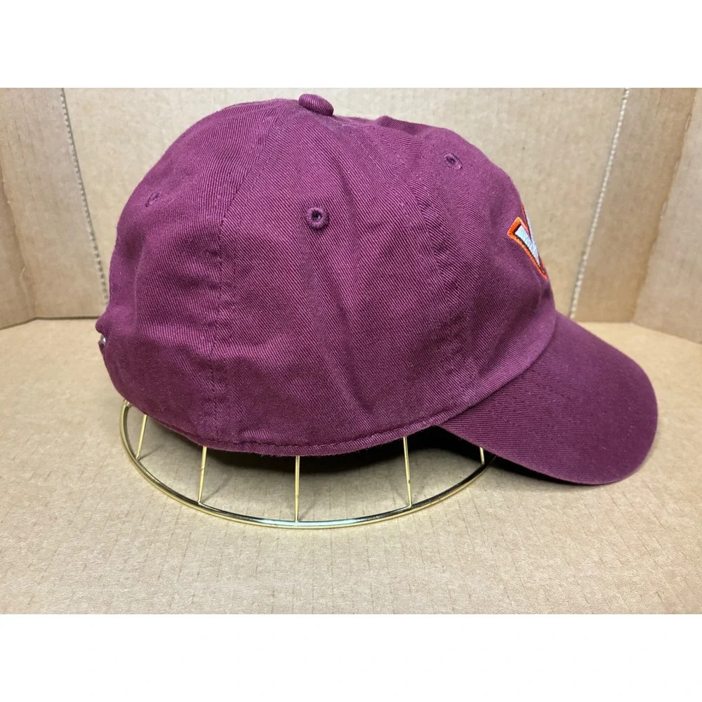 Virginia Tech Hokies Adjustable VT Cap Top of the World Hat Unisex OS Maroon